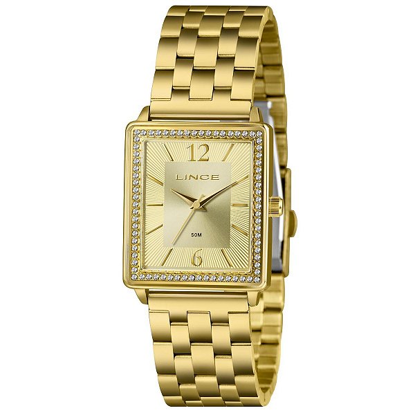 Relógio Lince Feminino Analógico Dress Dourado – LQG4810L28