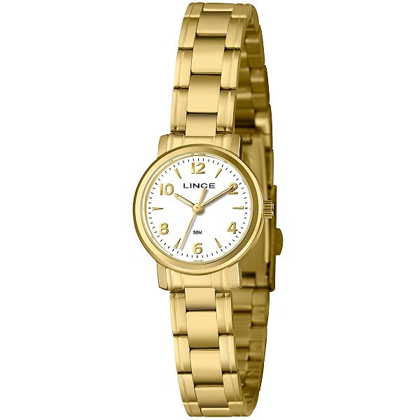 Relógio Lince Feminino Dourado – LRGH270L25 B2KX