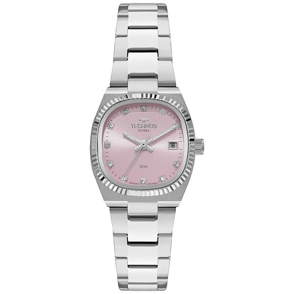 Relógio Technos Feminino Riviera Prata - GL12AA/1J