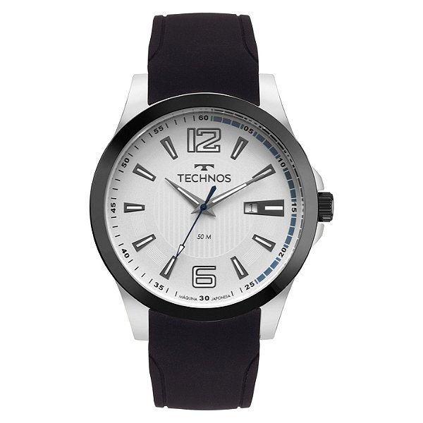 Relógio Technos Masculino Racer Prata - 2115KNW/1K 45mm