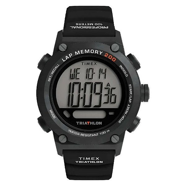 Relógio Timex Masculino Ironman Triathlon 200 Lap TW5M66900M