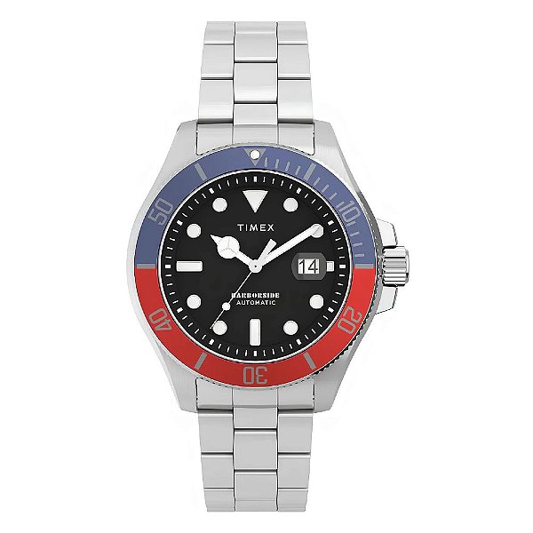 Relógio Timex Masculino Automático Harborside Coas TW2V72100