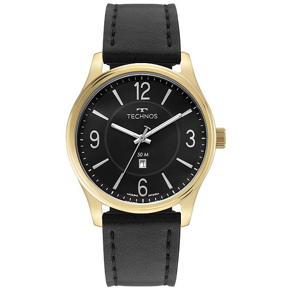 Relógio Technos Masculino Steel Dourado - 2015CFH/0P