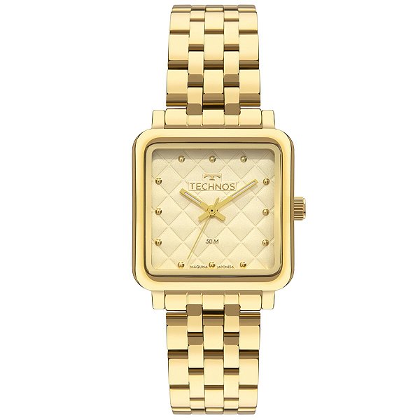 Relógio Technos Feminino Brilho Dourado - 2035NFX/1X
