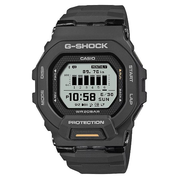 Relógio Casio G-Shock G-Squad Masculino GBD-200-1A1DR