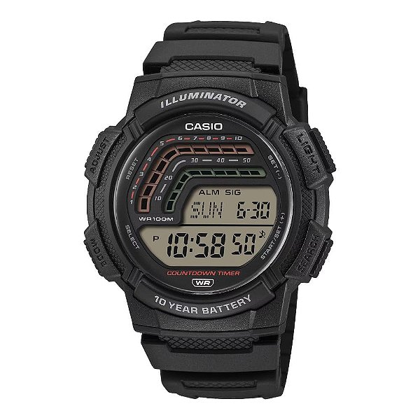 Relógio Casio Standard Masculino WS-1800-1AVDF