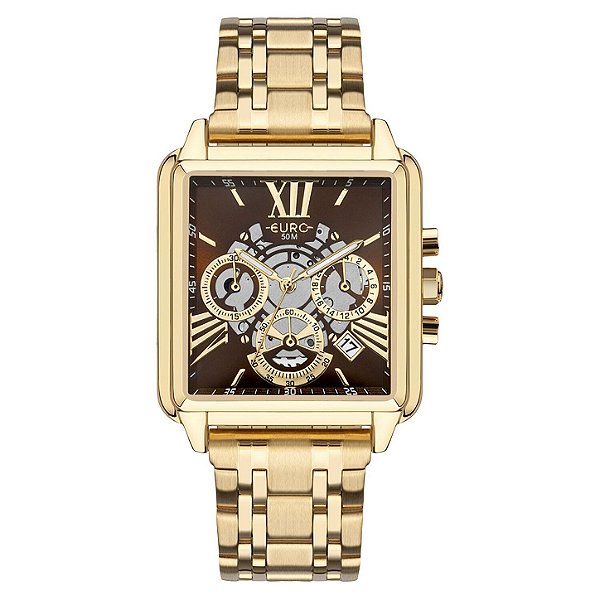 Relógio Euro Feminino Delux Dourado - EUJS26AE/4M