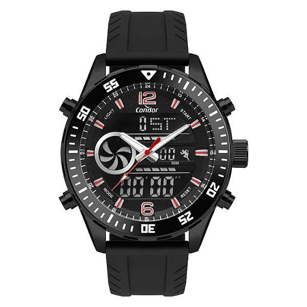 Relógio Condor Masculino Digital Preto - COBJ3709AC/5P