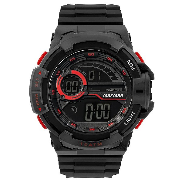 Relógio Mormaii Masculino Wave Preto - MO3660/8P