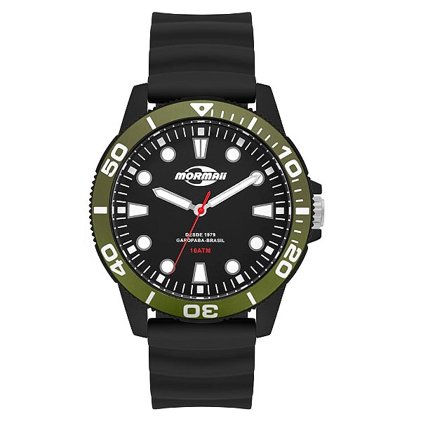 Relógio Mormaii Masculino Casual Preto - MOPC21JALS/8V