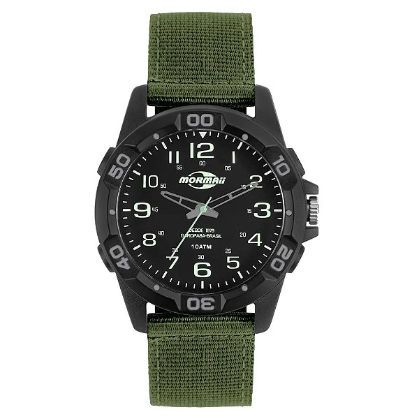 Relógio Mormaii Masculino Casual Preto - MOPC21JALU/8V