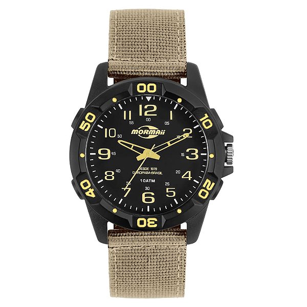 Relógio Mormaii Masculino Casual Preto - MOPC21JALV/8M