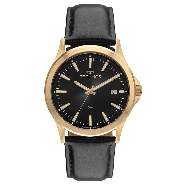 Relógio Technos Masculino Steel Dourado - VJ52AH/0P