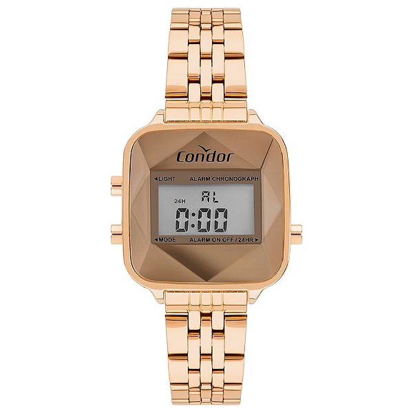 Relógio Condor Feminino Digital Rosé – COJHS06BAC/4J