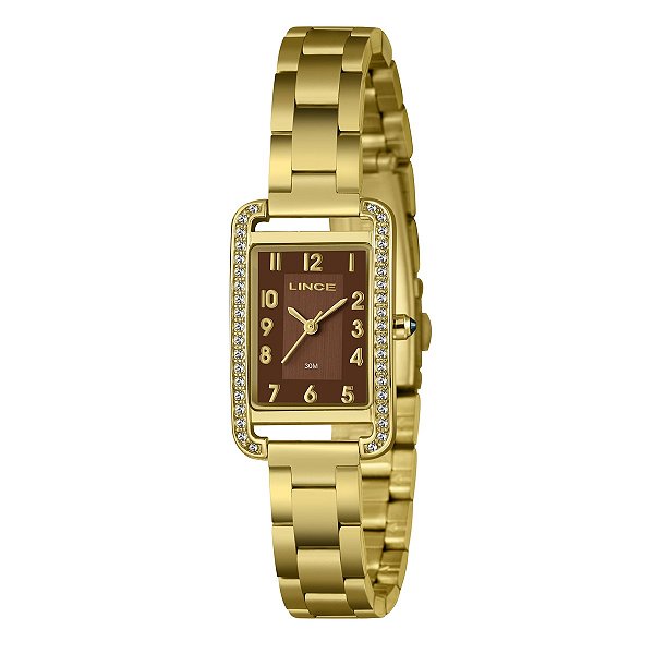 Relógio Lince Feminino Dourado – LQGM072L22-N2KX
