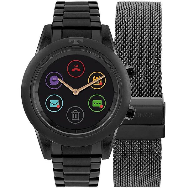 Relógio Smartwatch Technos Connect Duo Feminino P01AD/4P - Troca Pulseira