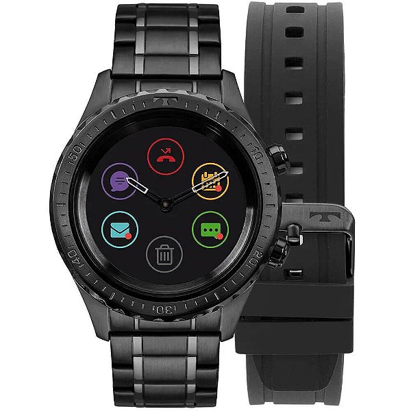Relógio Smartwatch Technos Connect Duo Masculino P01AB/4P - Troca Pulseira