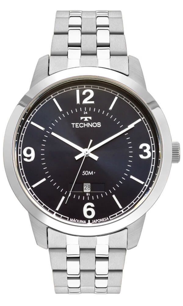 Relógio Technos Masculino Steel 2115MTG/1A