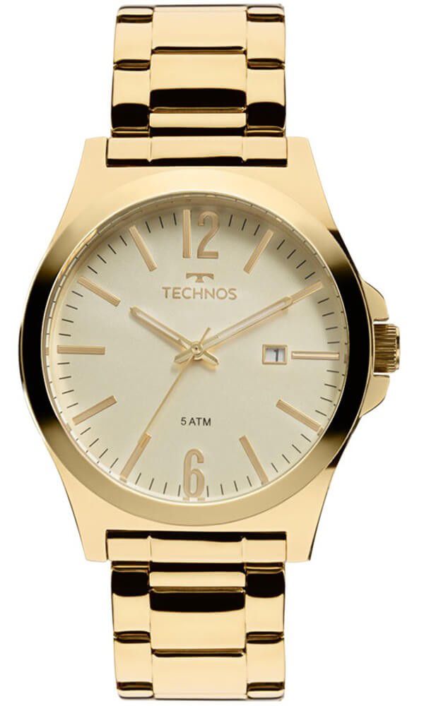 Relógio Technos Masculino Classic Steel 2115LAN/4X