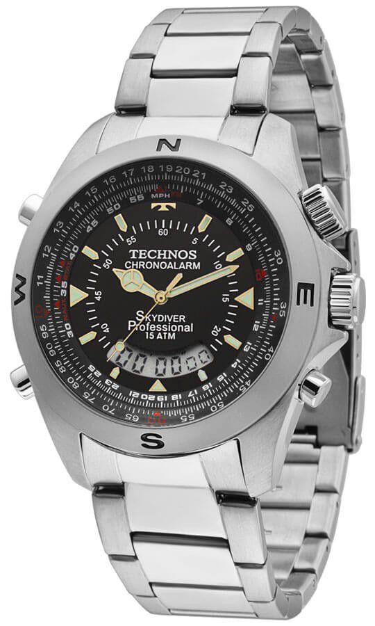 Relógio Technos Masculino Performance Skydiver T20565/1P