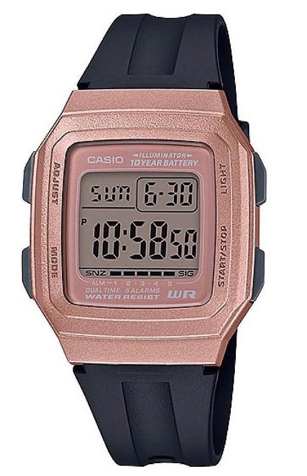 Relógio Casio Feminino F-201WAM-5AVDF