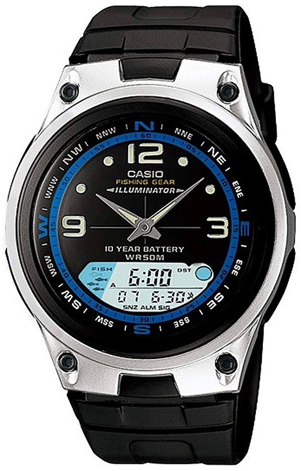 Relógio Casio Masculino Standard AW-82-1AVDF Pesca