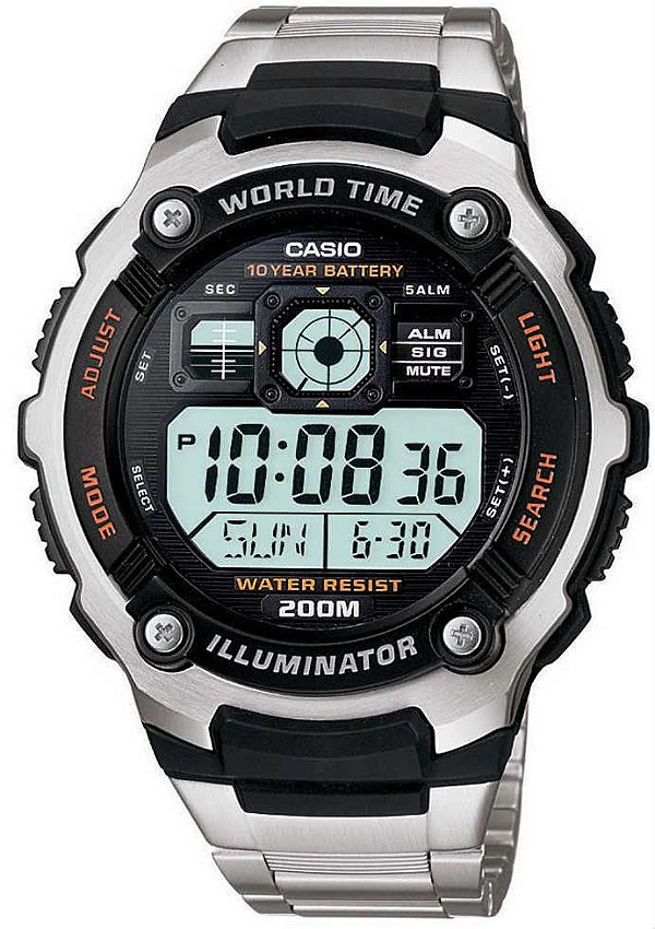 Relógio Casio Masculino AE-2000WD-1AVDF