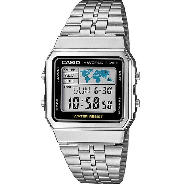 RELÓGIO CASIO UNISSEX VINTAGE A500WA-1DF.