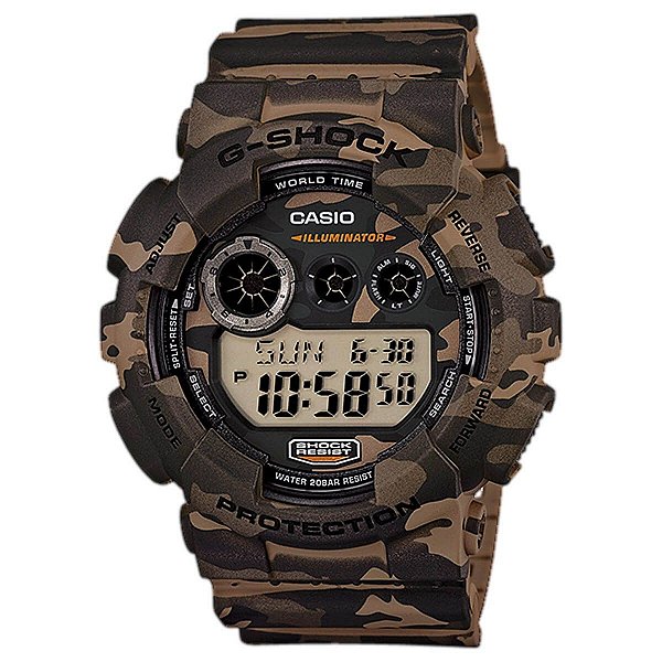 RELÓGIO CASIO MASCULINO G-SHOCK GD-120CM-5DR