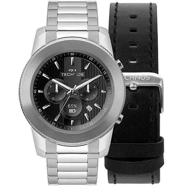 Relógio Smartwatch Technos Connect Duo Masculino M1AA/1P - Troca Pulseira