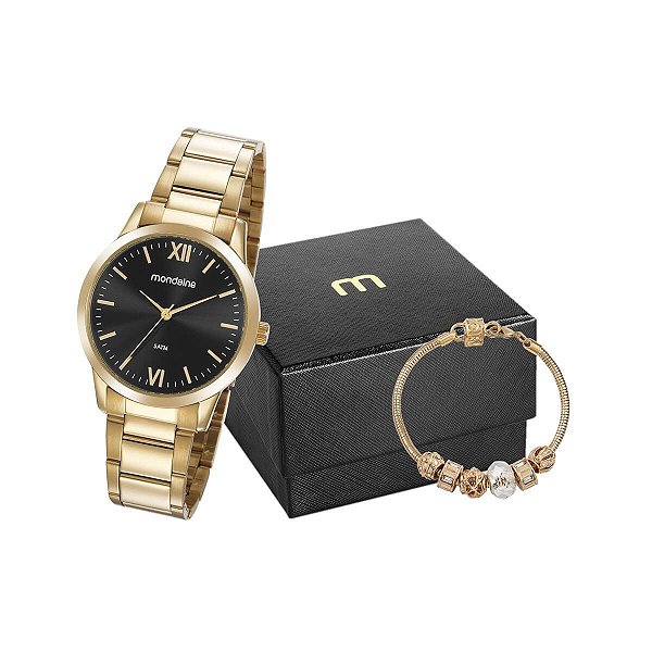 Relógio Mondaine Feminino 53922LPMGDE2K1 + pulseira