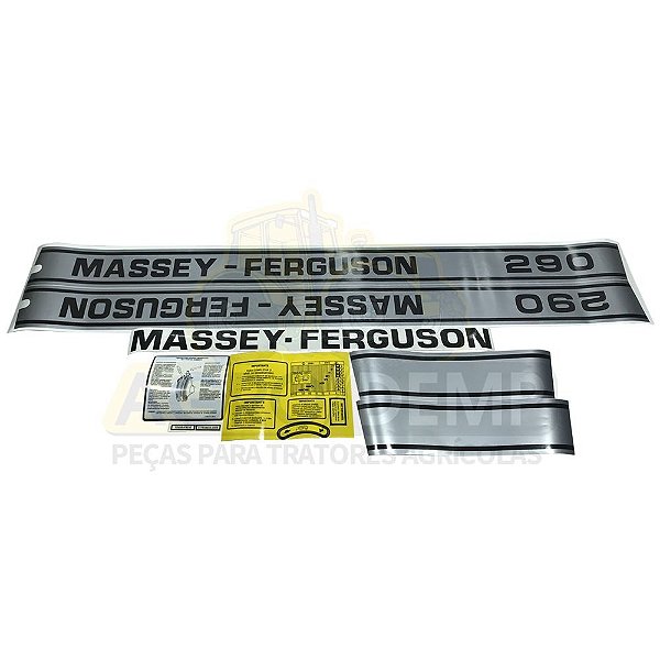 JOGO DE DECALQUE ADESIVO - MASSEY FERGUSON 290 ANTIGOS - 3175913