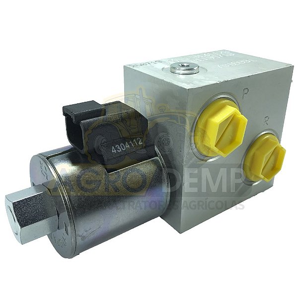 VALVULA COMANDO HIDRAULICO HIDRAULIC DESIGNER HFB131120 / ACOMPANHA BOBINA SOLENOIDE 4304112 - / 260719 / 81190719 / 7916991