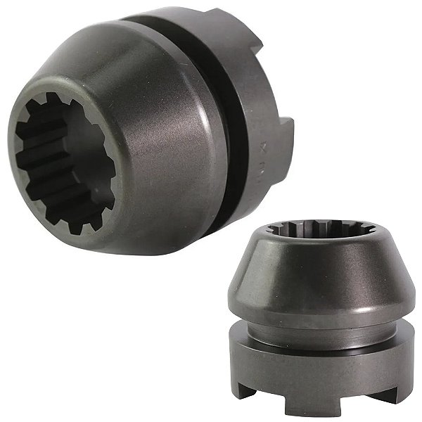 LUVA DE AÇO DO ACOPLAMENTO (12 ESTRIAS - DIAMETRO INTERNO: 36 MM) - NEW HOLLAND TL60E / TL70 / TL75E / TL80 / TL85E / TL90 / TL95E - TL5.80 / TL5.90 / TL5.100 - 5167983 / 5109812 / 5163748