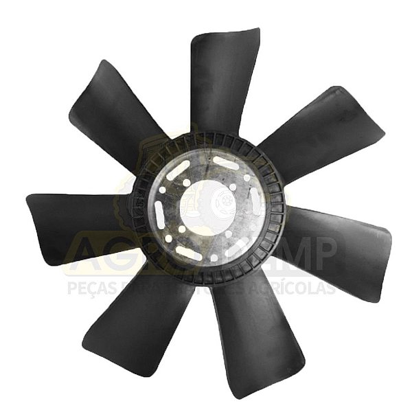 VENTILADOR COM 7 PÁS DO RADIADOR BOMBA D'ÁGUA (230MM DE DIÂMETRO EXTERNO - 1750MM DE DIÂMETRO INTERNO) I.CORREA - VALTRA BH140 HI / BH145 / BH160 HI / BH165 / BH180 / BH180 G2 / BH180 HI - 82655300