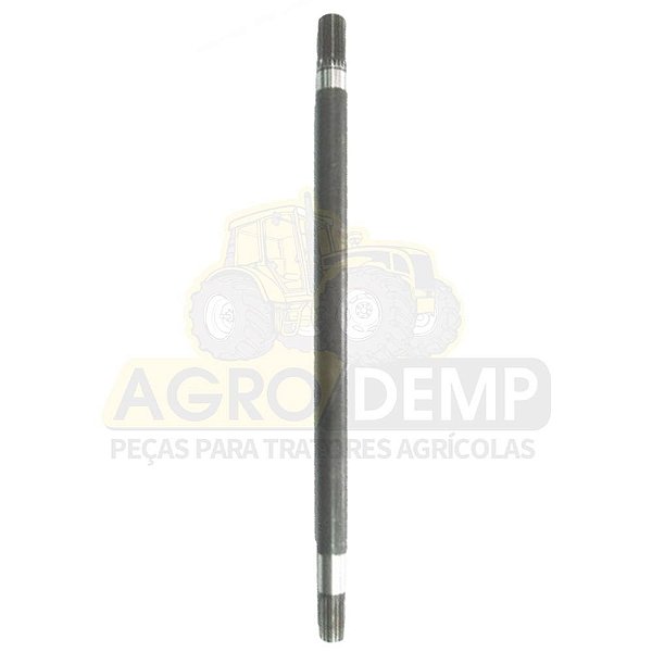 EIXO DA TRAÇÃO DIANTEIRA DE LIGAÇÃO DA APL 335 (620MM DE COMPRIMENTO - 21 ESTRIAS) TRATORES - MASSEY FERGUSON / VALTRA E JOHN DEERE - 050839