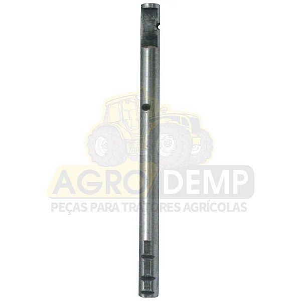 EIXO DO GARFO DE ENGATE E RÉ DA CAIXA DE TRANSMISSÃO (COMPRIMENTO 393MM - DIÂMETRO 19MM) - MASSEY FERGUSON 50X / 250 / 250 ADV À 4283 - 180442