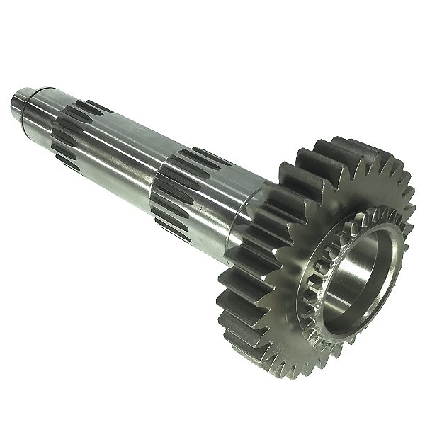 EIXO PRINCIPAL INTERMEDIARIO CAIXA DE CAMBIO (28X30X17X20 - 296mm - 54MM  ROLAMENTO - TCI) - NEW HOLLAND 4610 / 4630 / 5030 / 5610 / 5630 / 6610 /  6630 