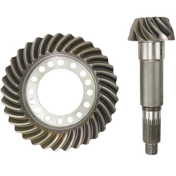 COROA E PINHÃO TRAÇÃO DIANTEIRA (11X33 DENTES - PINHÃO 298MM - APL 359 / AS3065 - BEJOL) - MASSEY FERGUSON 660 / 680 - 7150 / 7170 / 7180 - 048214