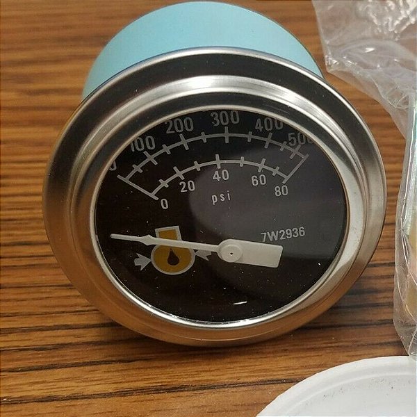 INDICADOR DE PRESSAO ELETRICO (0 A 500 KPA - 0 A 80 PSI - 24V) CATERPILLAR - 7W2937 / 06972-95
