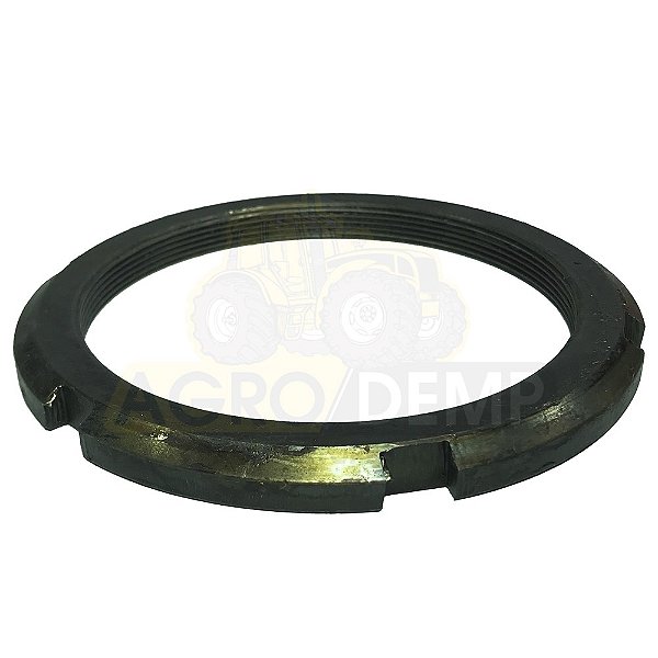 PORCA MANGA DE EIXO TRAVA DO CUBO (EIXO DIANTEIRO 125X98MM - PANEGOSSI) - MASSEY FERGUSON 265 A 299 - 610 A 650 - 4265 A 4299 - 7140 - 3176334 / 80604000 / 9579221 / T116822 / 8009103374008 / 150902037 / 0737503042
