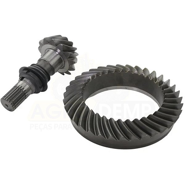 COROA E PINHAO EIXO DIANTEIRO (13X35 - TRACAO CARRARO 20.43 - BEJOL) MASSEY FERGUSON 7140 / 7415 / 7180 / 7390 - 6269961 / CAR68536