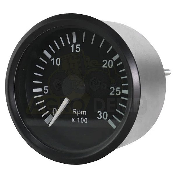 RELOGIO TACOMETRO CONTAGIROS (3000 RPM - 865HZ - 12V – 80MM) VALTRA 128 / 148 / 885 / 980 / 1280 / 1580 / 1780