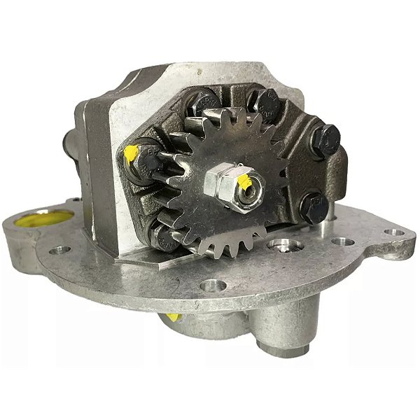 BOMBA LEVANTE HIDRAULICO TRASEIRO (21 DENTES ENGRENAGEM - VENTURI) FORD NEW HOLLAND 5610 / 5630 / 6610 / 6630 / 7610 / 7710 / 7630 / 7700 / 7810 / 7830 / 7910 / 8210 / 8030 - 90047542 / F000510606 / E0NN600AC / 47429728 / 86112012001 / 83957379