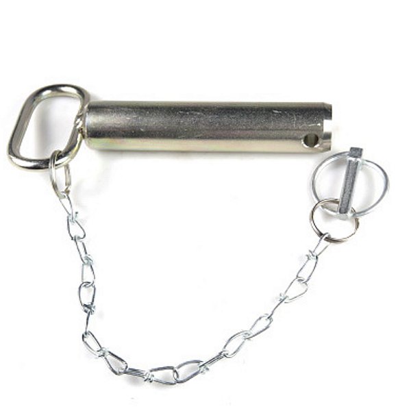 PINO DE AÇO COM CORRENTE PARA PESO LATRO SUPORTE DIANTEIRO (ORIGINAL CNH) NEW HOLLAND T6.140 A T6.180 / T7.140 A T7.300 / T7030 A T7070 / TM115 A TM180 / TM7010 A TM7040 / TS90 A TS6000 - 82012484 / 86985165