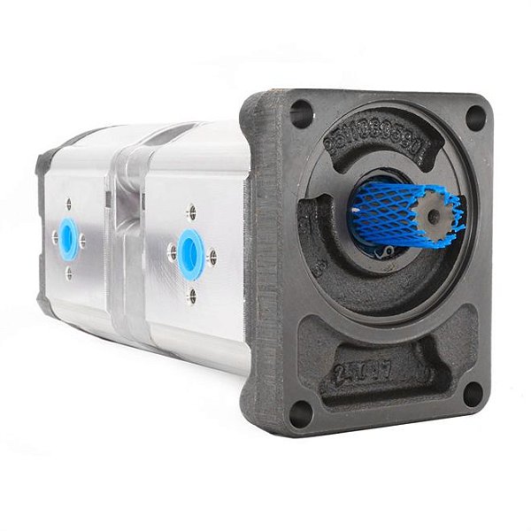BOMBA HIDRÁULICA DUPLA (BOSCH ORIGINAL) - VALTRA BM85 / BM100 / BM110 / BM120 / BM125I - BH140 / BH160 / BH180 / BH185I / BH205I - 885S / 985S / 1380 / 1680 / 1880 - 836640234 / 9511089231 / 81341100 / 81852100