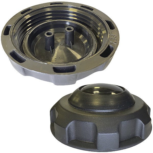 TAMPA DO TANQUE DE COMBUSTIVEL (KELCH - ROSCA INTERNA 83MM -  PADRÃO ORIGINAL - KELCH) - NEW HOLLAND TL65 / TL70 / TL80 / TL90 - TM110 / TM120 / TM130 / TM140 / TM150 - 84994939 / 82991658 / 84991165 /  84993913 / 48067941 / 80479912 / 80479914