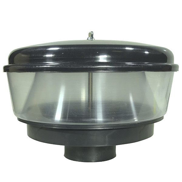 CHAPÉU PRÉ FILTRO AR (PLASTICO - BOCAL DE 76 MM INTERNO - USINIL) - MASSEY FERGUSON 292 / 295 /296 ANTIGOS - COLHEITADEIRA 3640 / 5630 - FORD 4610 / 5610 / 6610 / 7610 - 3587165 / E3NN9A660BA