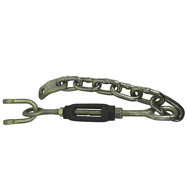 CORRENTE ESTABILIZADORA COMPLETO (3/4 - **6 ELOS** - GARFO "U" CURTO - EMAR) MASSEY FERGUSON 55X / 65X / 85X / 95X - 250 / 265 / 275 / 285 / 295 / 296 - 489349 / 489350