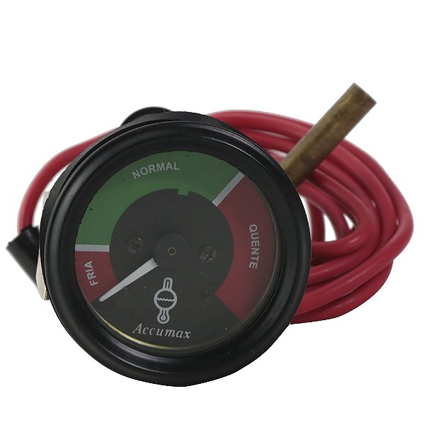 TERMOMETRO MECANICO (CABO 1,90M - 52MM - ACCUMAX) MASSEY FERGUSON 95X - 302419 / 2801540 / 489766A